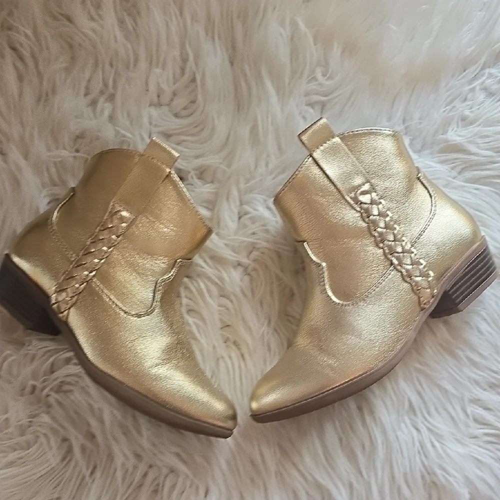Sonoma Girls Gold Boots